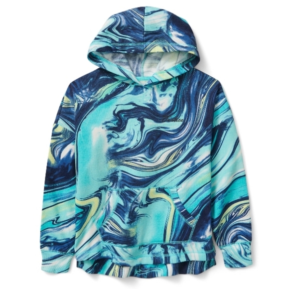 Girls Justice Marbled Hoody Sweatshirt - Picture 1 of 11
